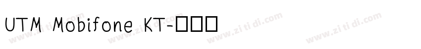 UTM Mobifone KT字体转换